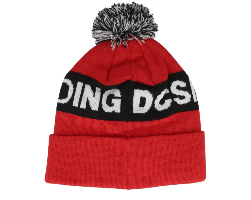 DC Chester Beanie Racing Red Pom online