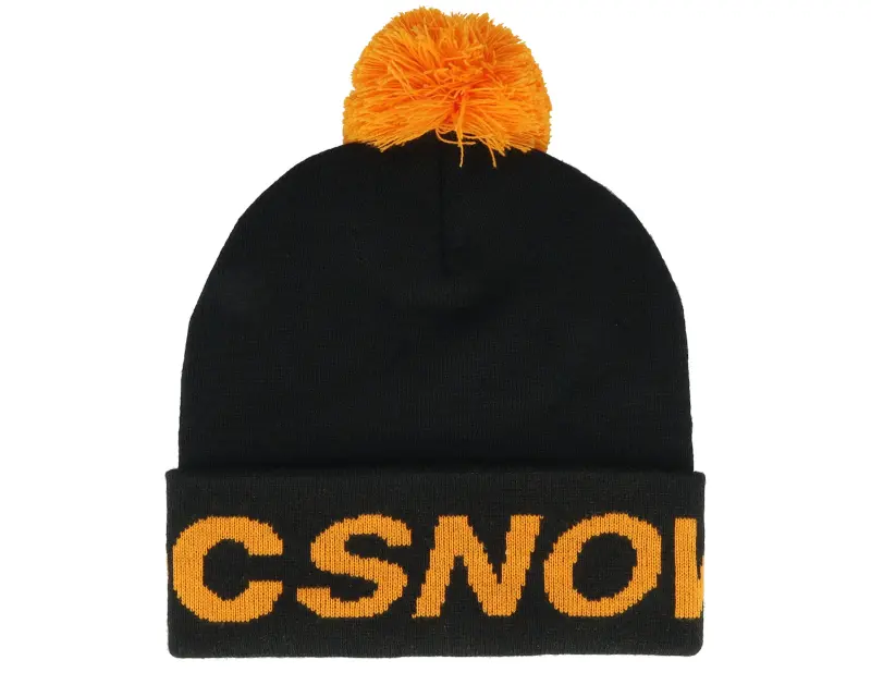 DC Kids Gambol Beanie Black/Orange Pom online
