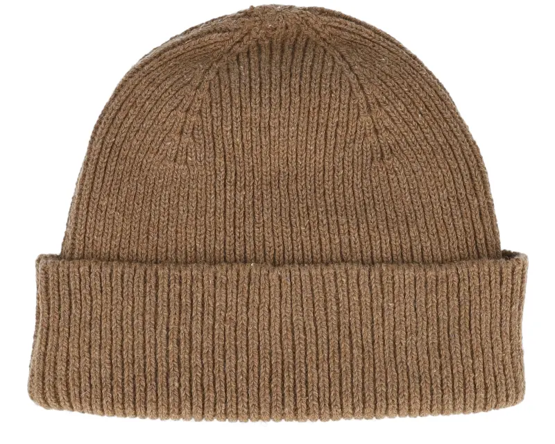 Dedicated Beanie Hemavan Wool Camel Brown Cuff online