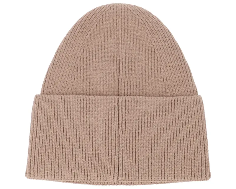 Djinns Basic Beanie Wooly Knit Beige Cuff online