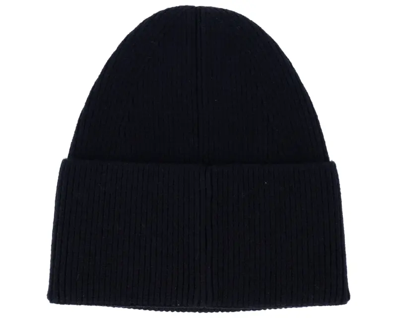 Djinns Basic Beanie Wooly Knit Black Cuff online