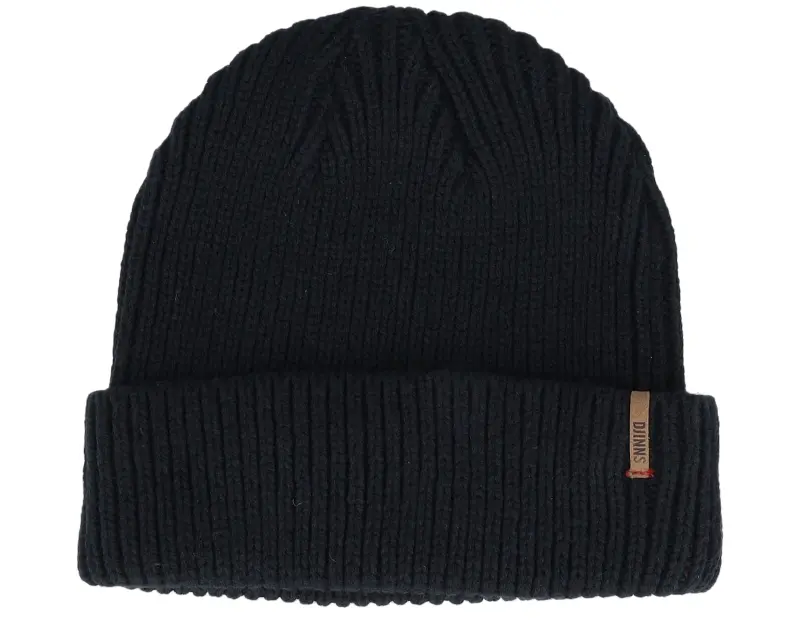 Djinns Super Rip Knit Black Short Beanie online