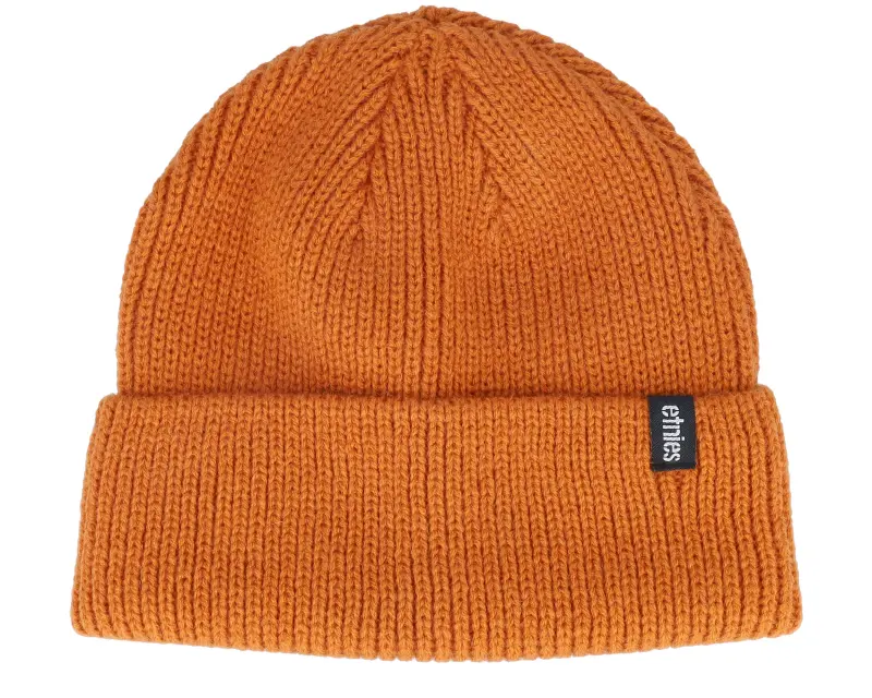 Etnies Stencil Clamp Beanie Burnt Orange Cuff online