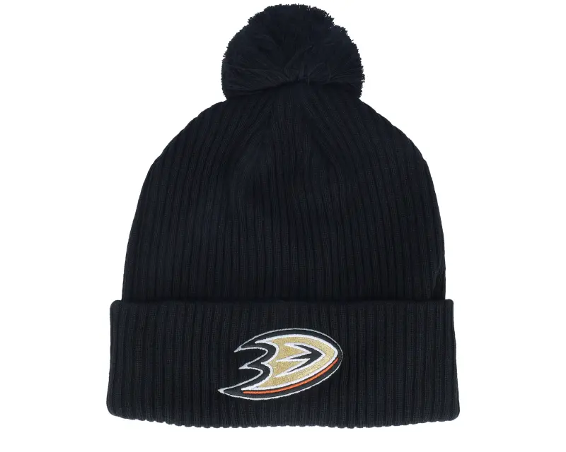 Fanatics Anaheim Ducks Core Beanie Knit Black Pom online
