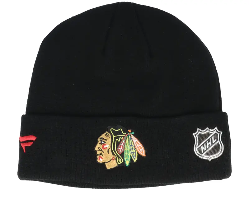 Fanatics Chicago Blackhawks Authentic Pro Game&Train Knit Black Cuff online