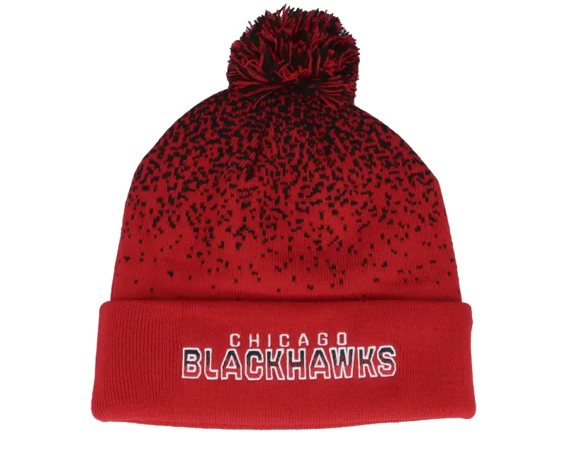Fanatics Chicago Blackhawks Iconic Gradiant Beanie Athl Red Pom online
