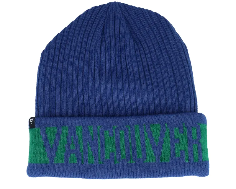 Fanatics Vancouver Canucks Beanie Blue/Kelly Green Cuff online