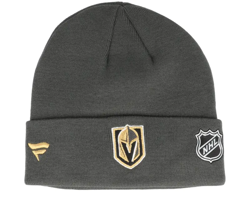 Fanatics Vegas Golden Knights Authentic Pro Game&Train Knit Charcoal Cuff online