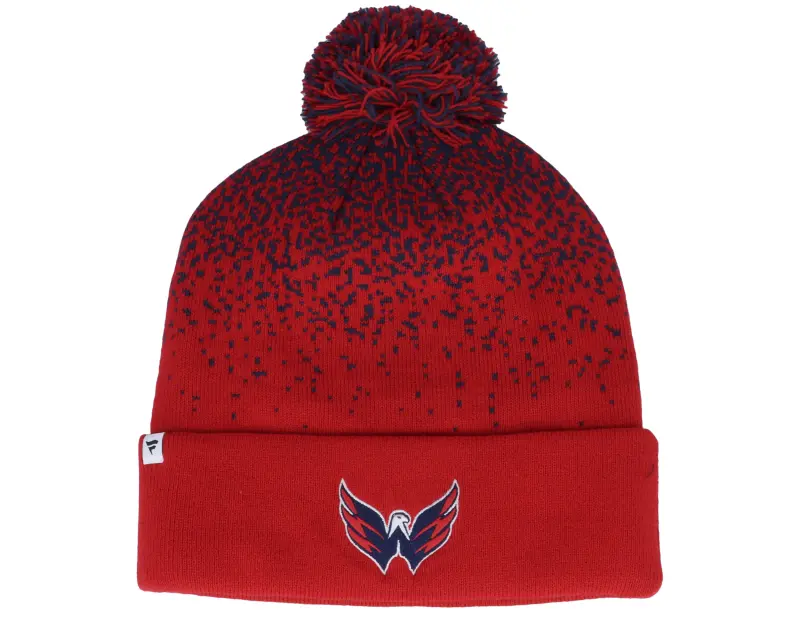 Fanatics Washington Capitals Iconic Gradiant Beanie Pom Athl Red-Athl Pom online
