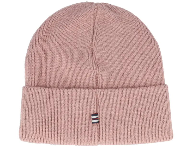 Fila Milano Mid Height Logo Knit Beanie Pale Mauve Cuff online