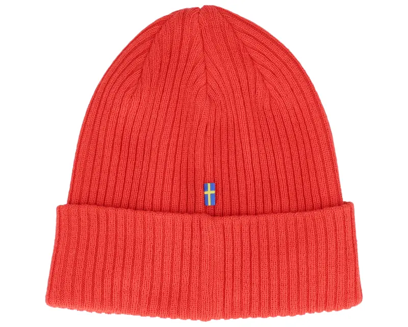Fjällräven Rib Hat Flame Orange Cuff online