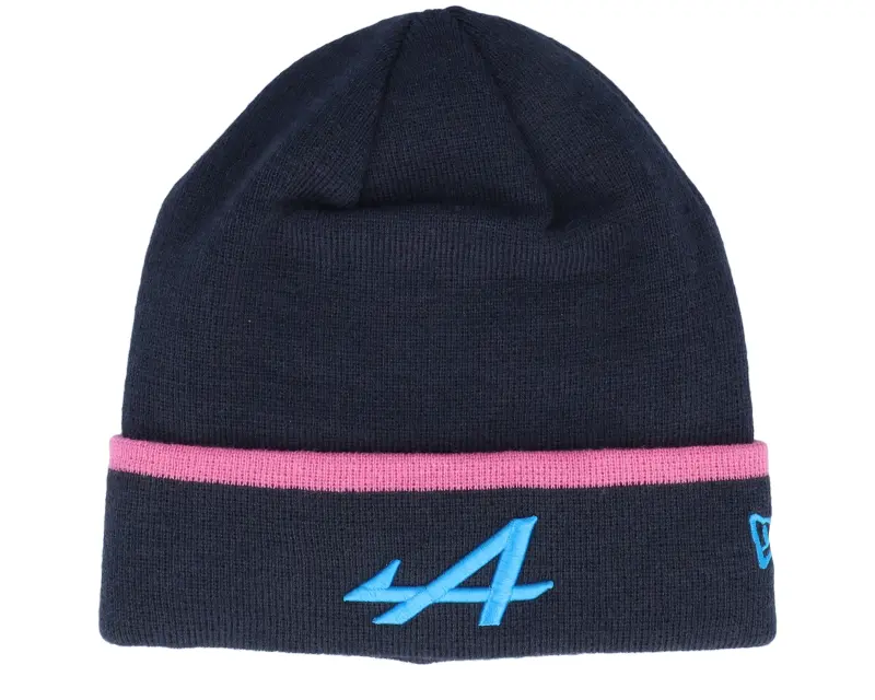 Formula One Alpine F1 24 Essential Polyana Beanie Navy Black Cuff online
