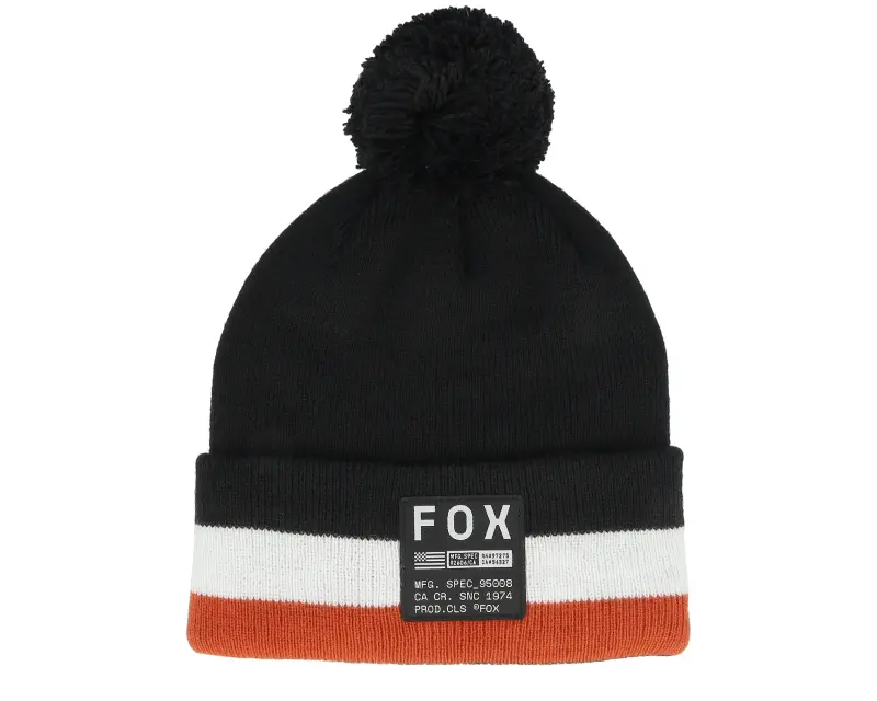 Fox Fracture Beanie Black Pom online