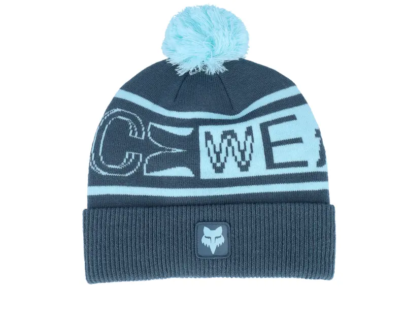 Fox Throttle Beanie Dark Vin Pom online