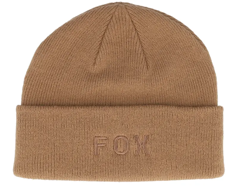 Fox Wordmark Beanie Walnut Cuff online