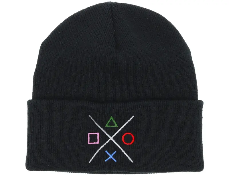 Gamerz Buttons Black Beanie online