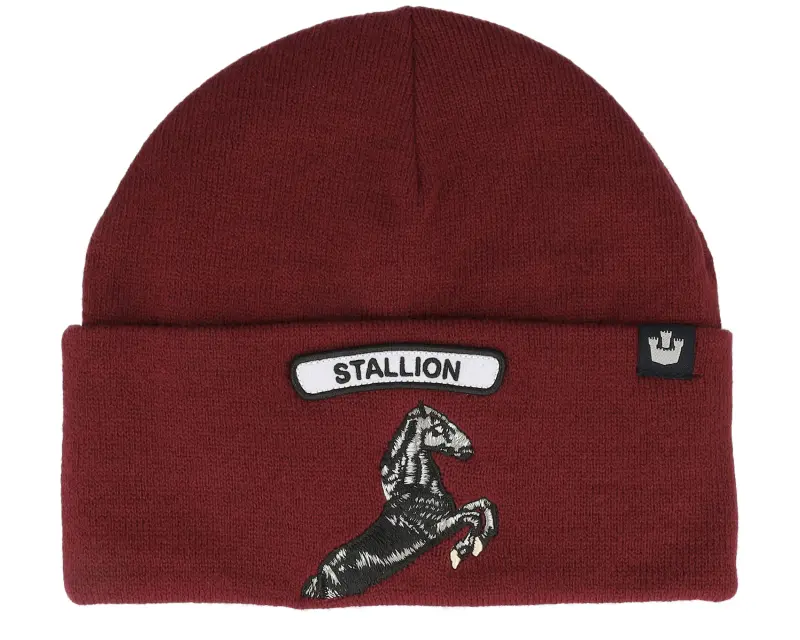 Goorin Bros. Soft Rock Stallion Classic Knits Rocker Icon Red Cuff online