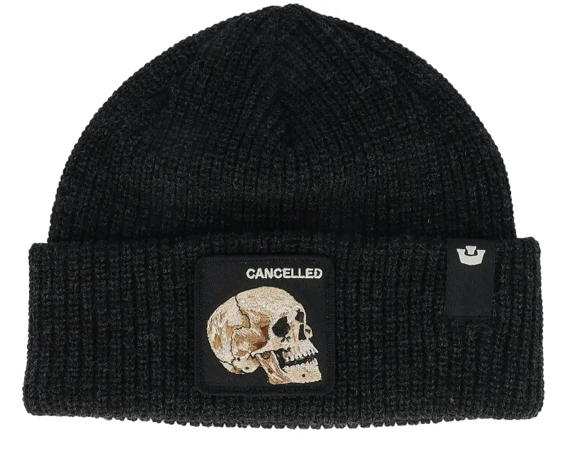 Goorin The Cancelled Beanie Knit Void Black Cuff online
