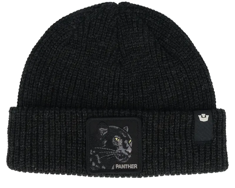 Goorin The Panther Beanie Knit Void Black Cuff online