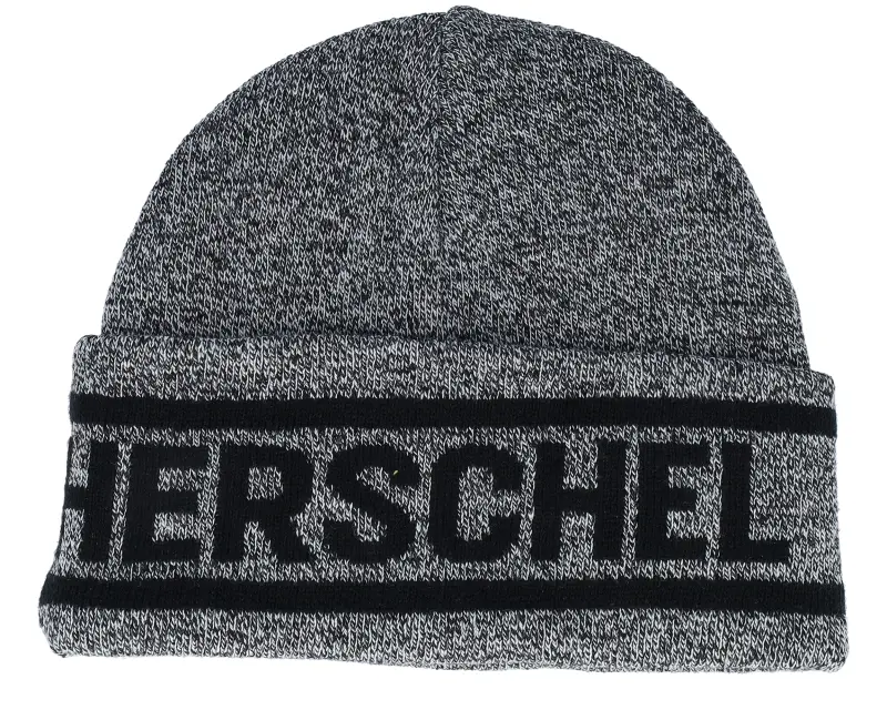 Herschel Elmer Herschel Logo Beanie Heather Black/Black Cuff online