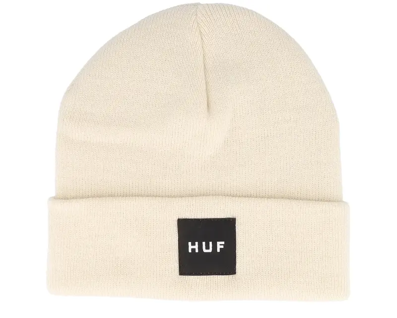 HUF Essentials Box Logo Beanie Natural Cuff online