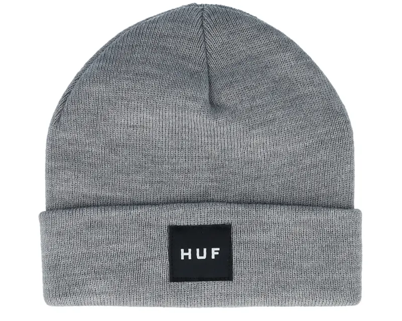 HUF Set Box Beanie Heather Grey Cuff online