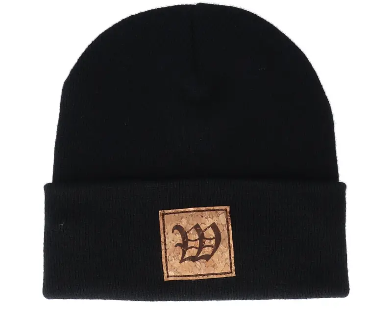 Iconic W Letter Patch Black Cuff online