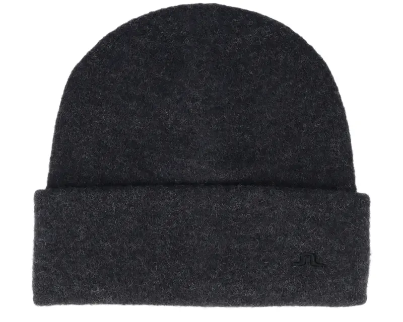 J.Lindeberg Diamond Alpaca Mix Hat Black Melange Cuff online