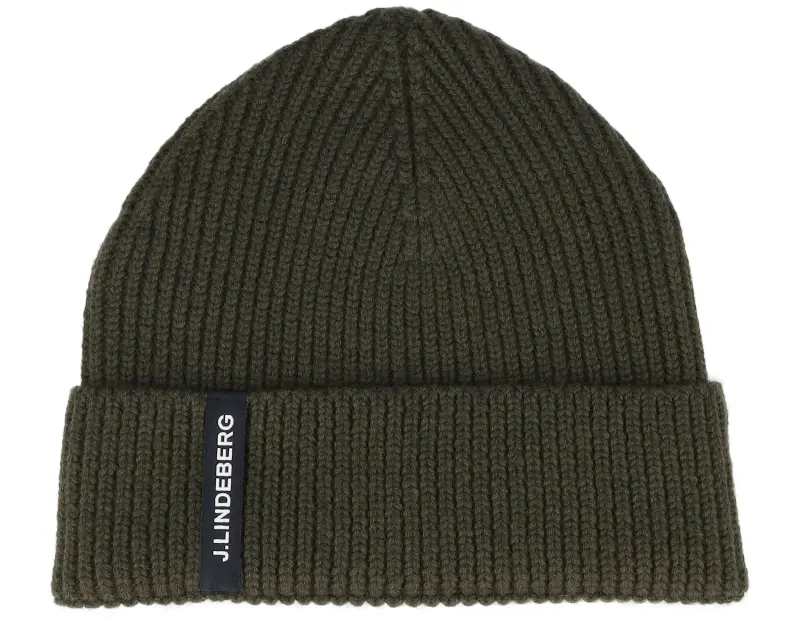 J.Lindeberg Juan Merino Beanie Forest Green Cuff online