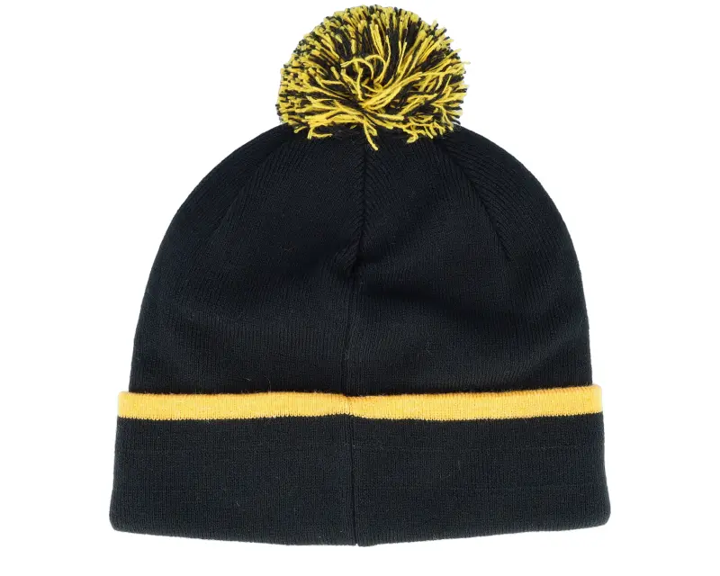 J.Lindeberg Stripe Beanie Black Pom online
