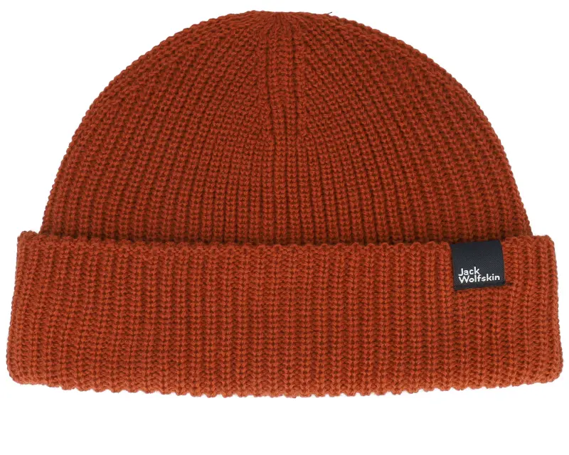 Jack Wolfskin Fischer Beanie Intense Rust Cuff online