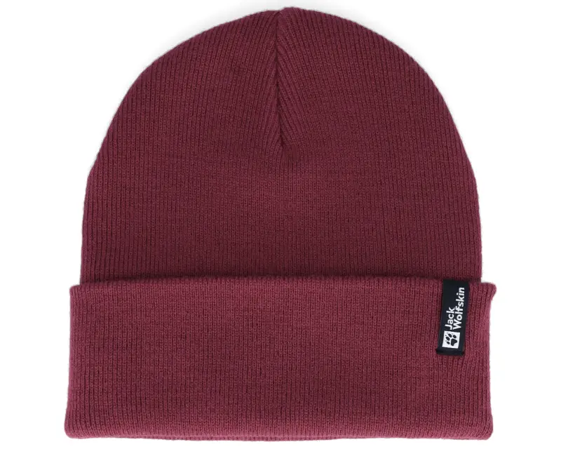 Jack Wolfskin Rib Beanie Raisin Cuff online