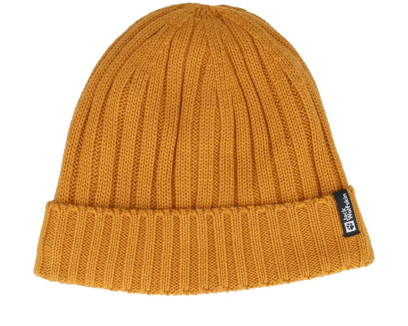 Jack Wolfskin Rib Knit Beanie Safflower Cuff online