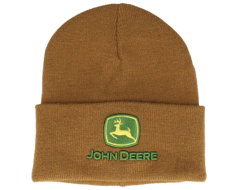 John Deere Beanie Brown Cuff online