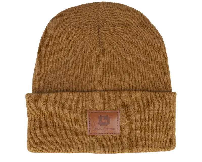 John Deere Beanie Coyote Brown Cuff online
