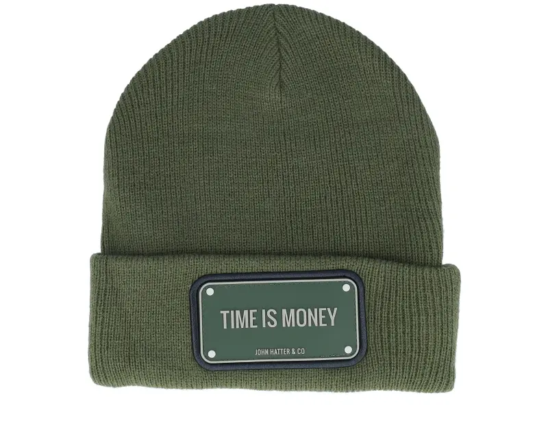 John Hatter & Co Rubber Time Is Money Green Cuff online