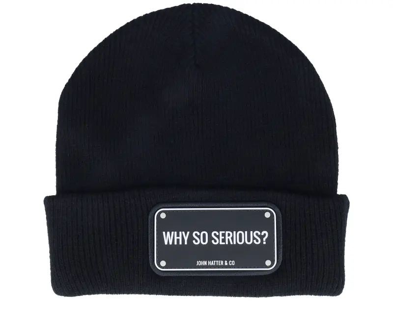 John Hatter & Co Rubber Why So Serious? Black Cuff online