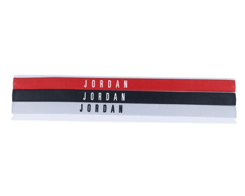 Jordan 3 Pack Jordan Red/Black/Grey Headbands online