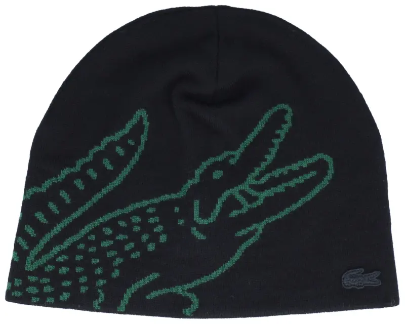 Lacoste Black/Green Beanie online