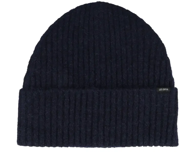Les Deux Ty Beanie Dark Navy Cuff online