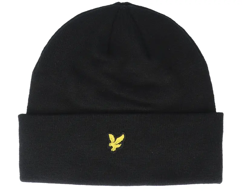 Lyle & Scott Beanie True Black Cuff online