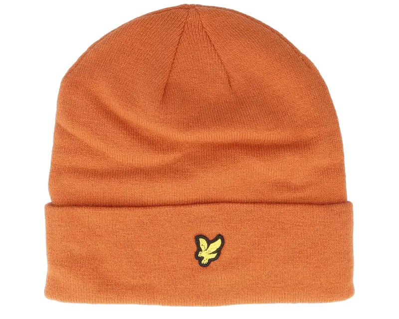 Lyle & Scott Beanie Victory Orange Cuff online