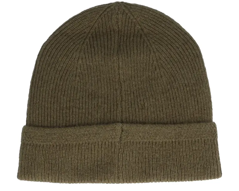 Lyle & Scott Racked Rib Beanie Olive Cuff online