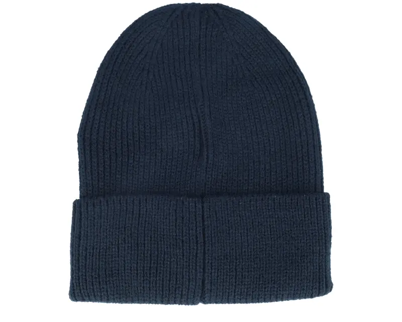 Lyle & Scott Script Embroidery Baseball Beanie Dark Navy Cuff online