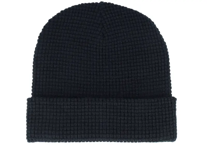 Lyle & Scott Waffle Beanie Jet Black Cuff online