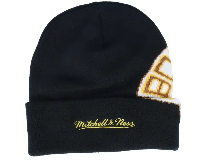 Mitchell & Ness Boston Bruins Cricket Knit Vintage Black Cuff online