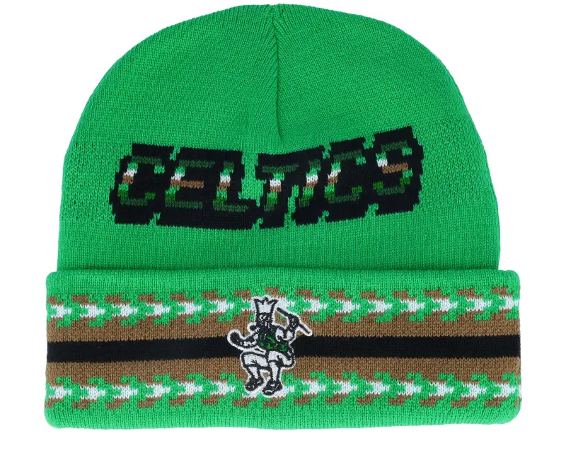 Mitchell & Ness Boston Celtics Game On Knit Green Cuff online