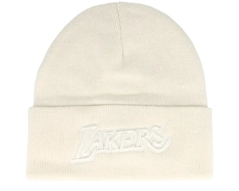Mitchell & Ness Los Angeles Lakers Fashion Basic Knit Hwc Cream Cuff online