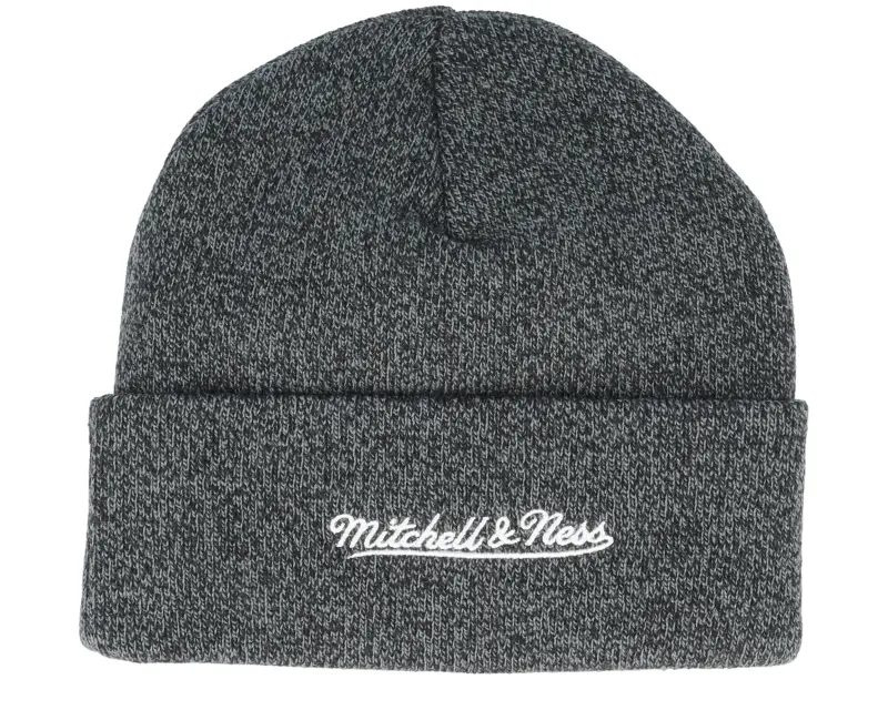 Mitchell & Ness Los Angeles Lakers XL Logo Patch Knit Heather Black Cuff online