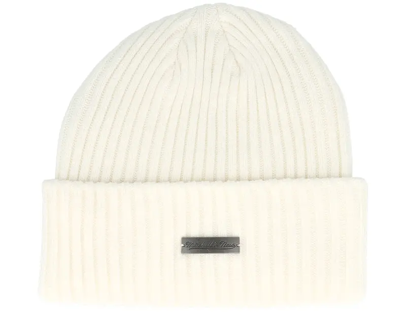 Mitchell & Ness Own Brand Metal Script Knit Off White Cuff online